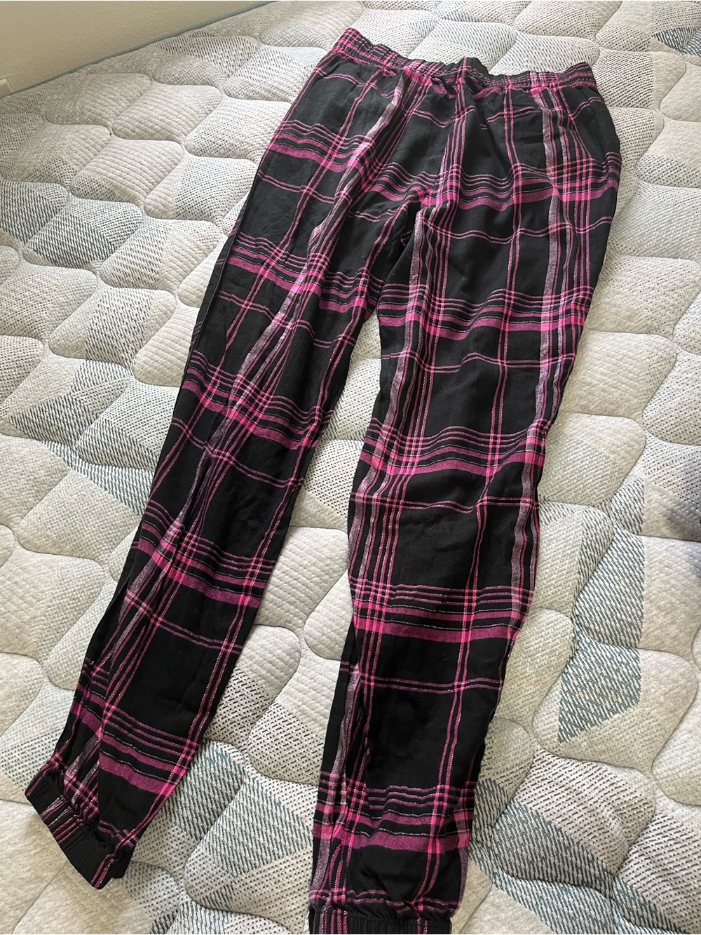 Victoria’s Secret Pajama XS Black & Pink Striped